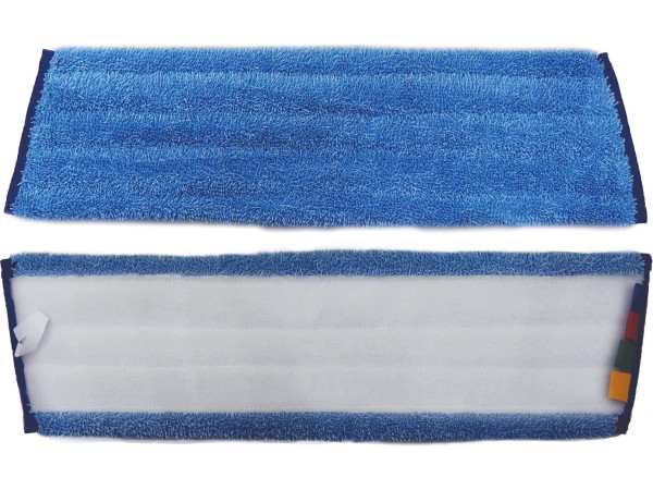 Mikrofaser Klettmopp blau 40 cm