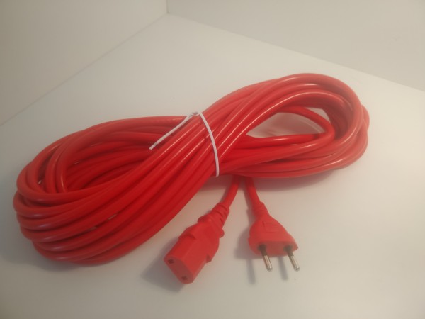 Netzkabel S10+ SEV rot